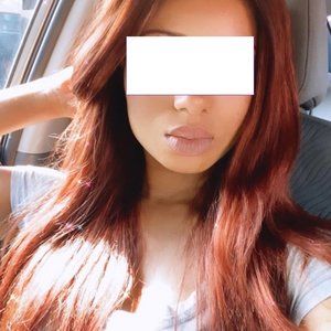 22" 300g, Human Hair Wig, Auburn Copper Ginger Red